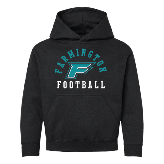 Farmington Football Arched - Youth Hoodie