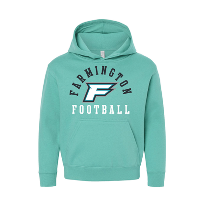 Farmington Football Arched - Youth Hoodie