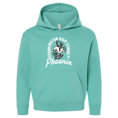 Farmington High School Phoenix Vintage Mascot - Youth Hoodie