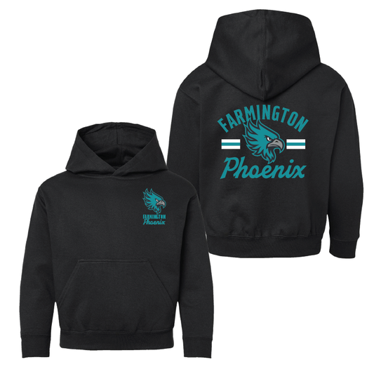 Farmington Phoenix Vintage Mascot Youth Hoodie