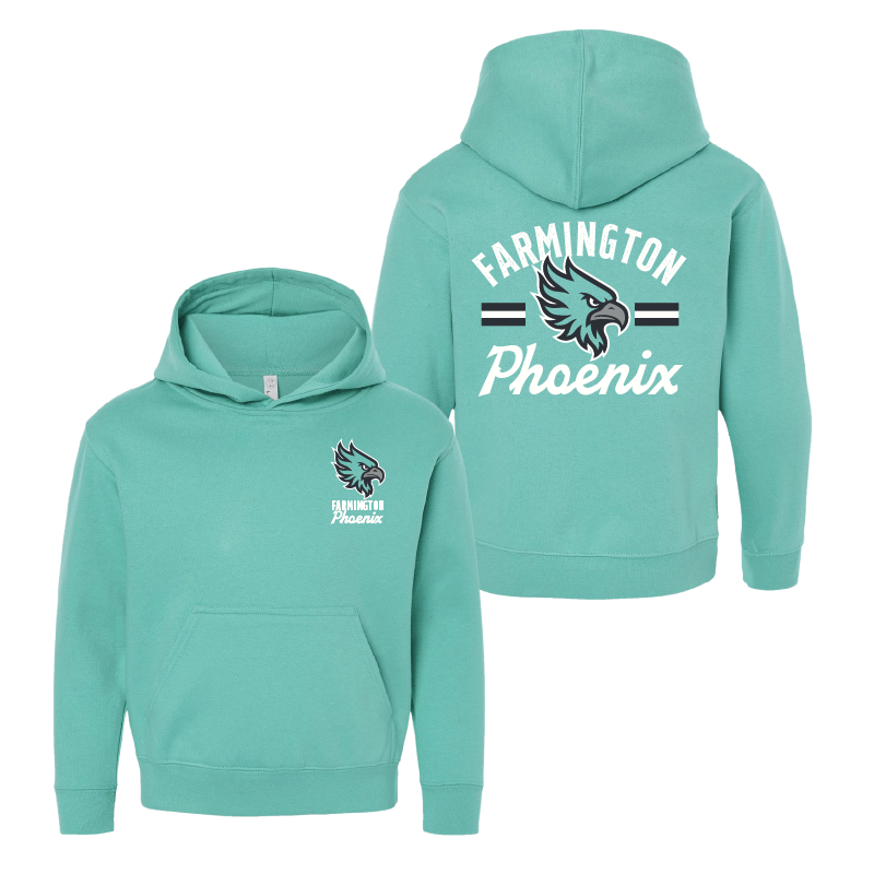 Farmington Phoenix Vintage Mascot Youth Hoodie