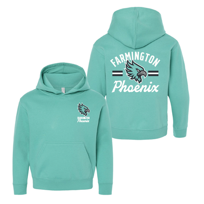 Farmington Phoenix Vintage Mascot Youth Hoodie