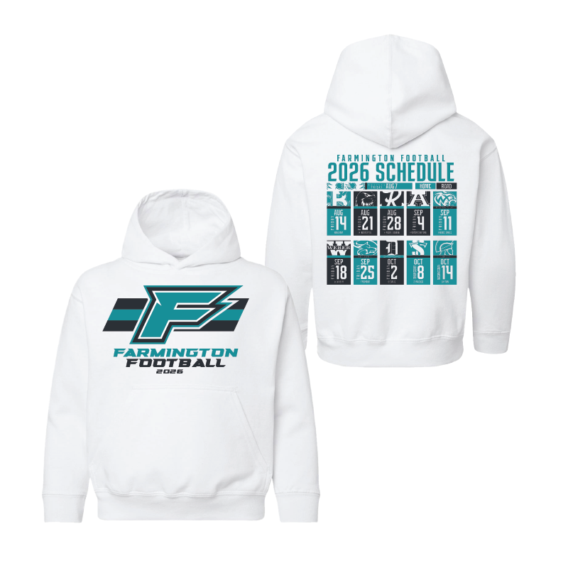 Farmington Phoenix 2026 Schedule - Youth Hoodie