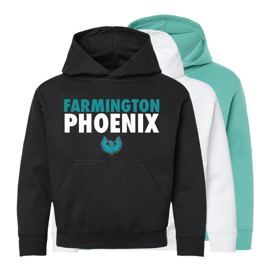 Stacked Farmington Phoenix - Youth Hoodie