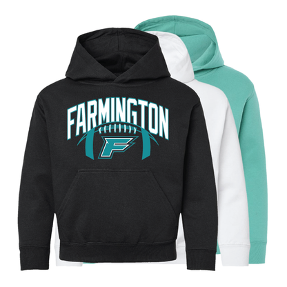Farmington Arch w/ Football - Youth Hoodie