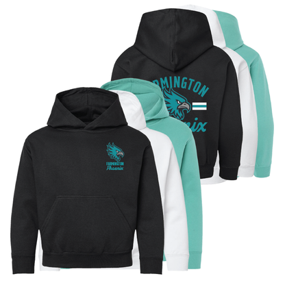 Farmington Phoenix Vintage Mascot Youth Hoodie
