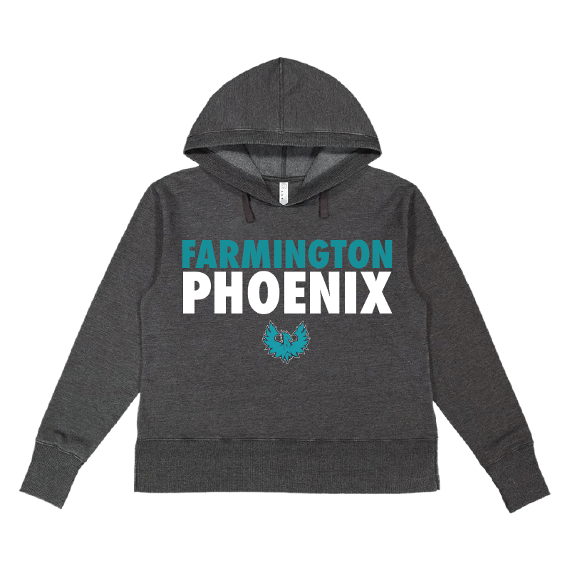 Stacked Farmington Phoenix - Womens Vintage Wash Hoodie Sweatshirt
