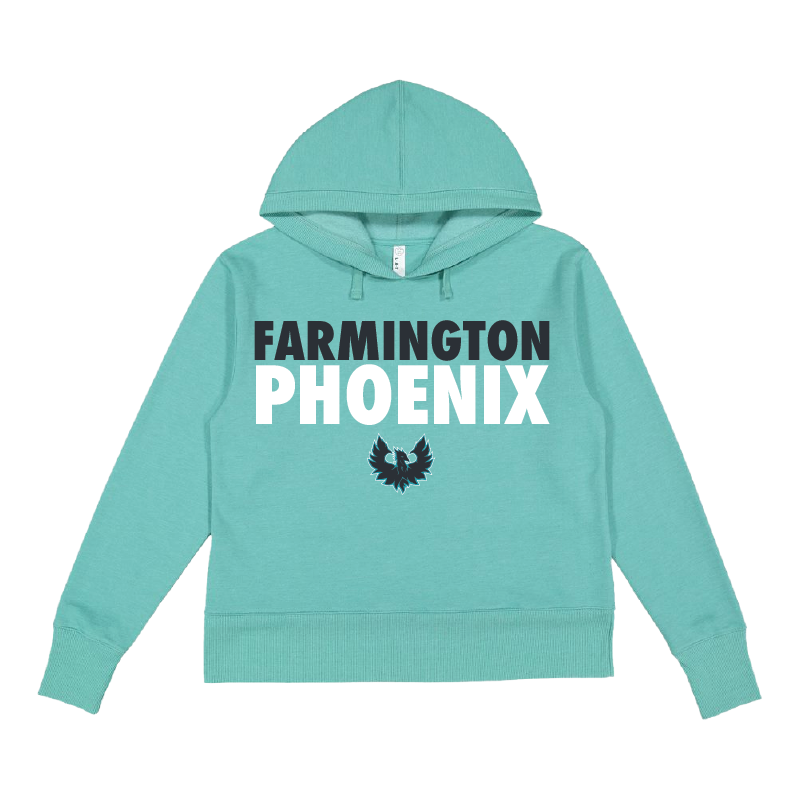 Stacked Farmington Phoenix - Womens Vintage Wash Hoodie Sweatshirt