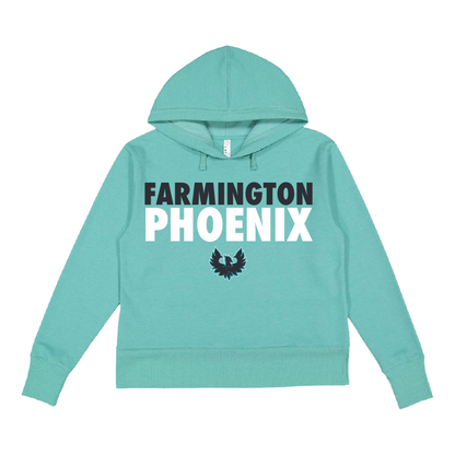 Stacked Farmington Phoenix - Womens Vintage Wash Hoodie Sweatshirt