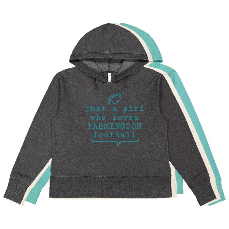 Just A Girl.. - Womens Vintage Wash Hoodie Sweatshirt
