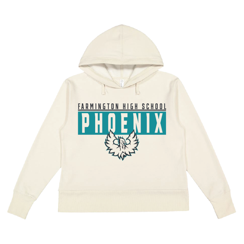 Farmington High School Phoenix Hometown - Womens Vintage Wash Hoodie Sweatshirt