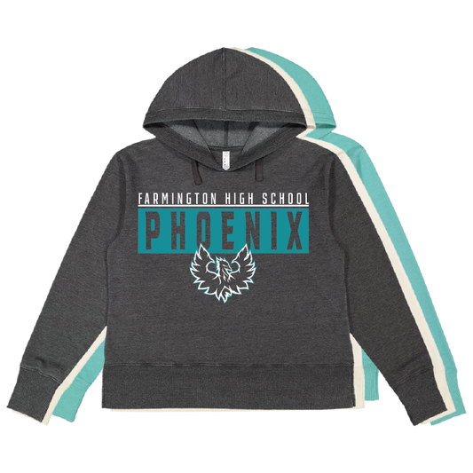 Farmington High School Phoenix Hometown - Womens Vintage Wash Hoodie Sweatshirt