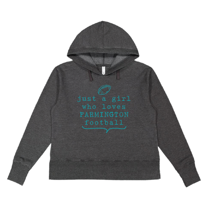 Just A Girl.. - Womens Vintage Wash Hoodie Sweatshirt