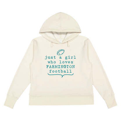 Just A Girl.. - Womens Vintage Wash Hoodie Sweatshirt