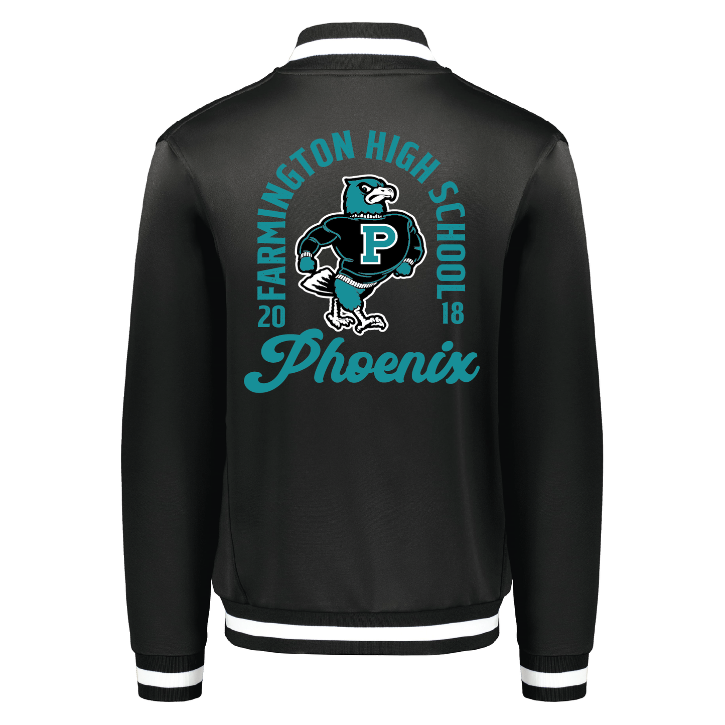 Teal Phoenix Logo - Mens | Womens | Youth Full Zip Jacket