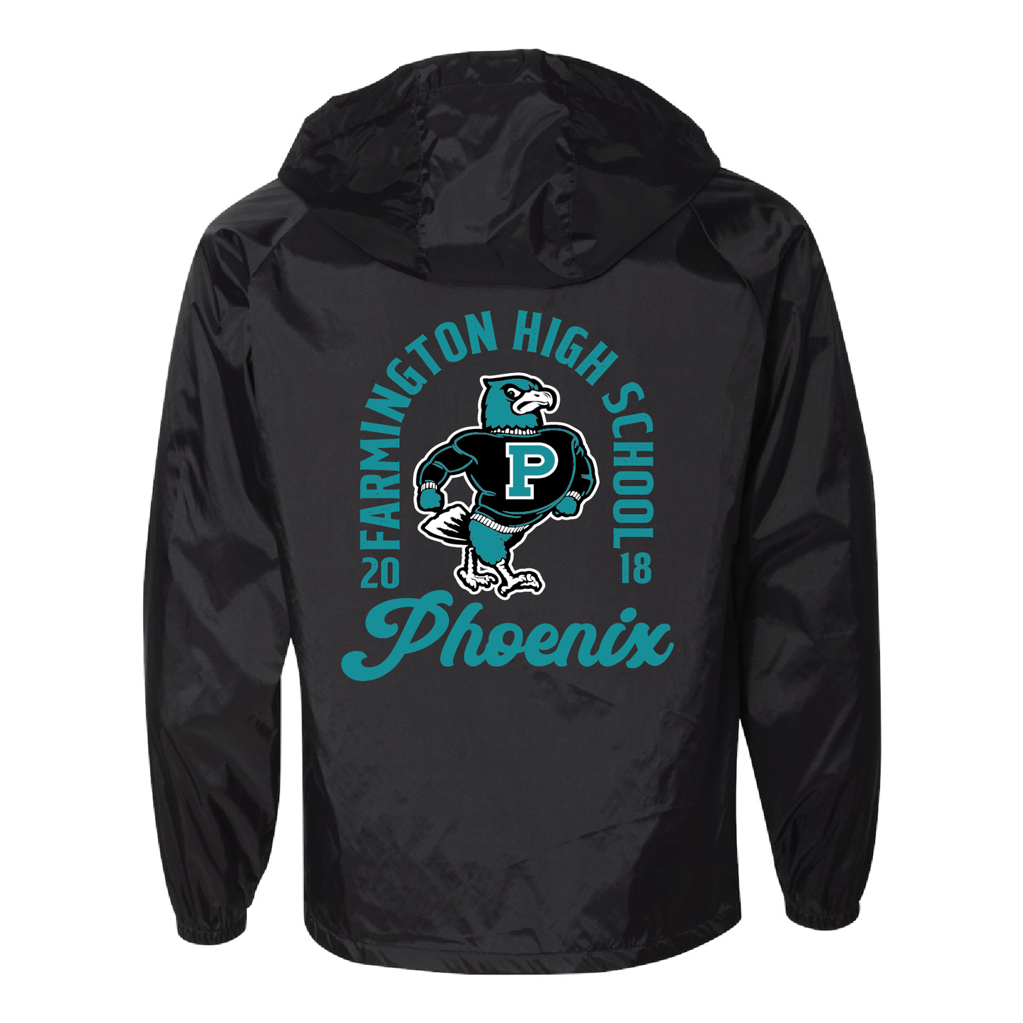 F Logo - Mens Hooded Coach's Jacket
