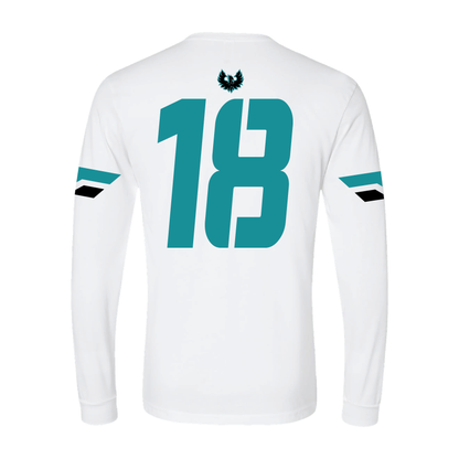White Sophomore Jersey - Adult Crewneck Sweatshirt