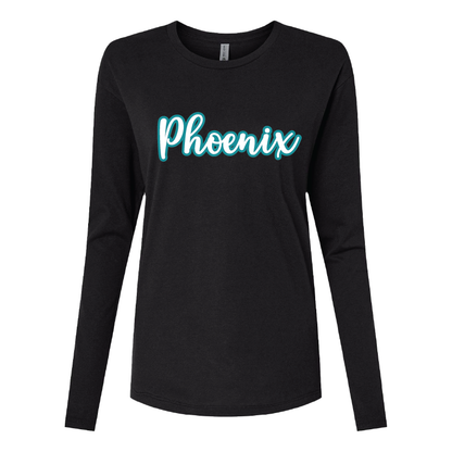 Phoenix Script - Womens Long Sleeve T-Shirt