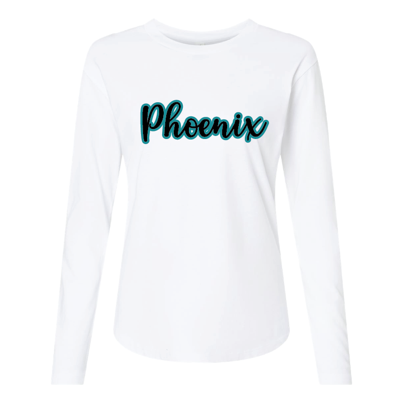 Phoenix Script - Womens Long Sleeve T-Shirt