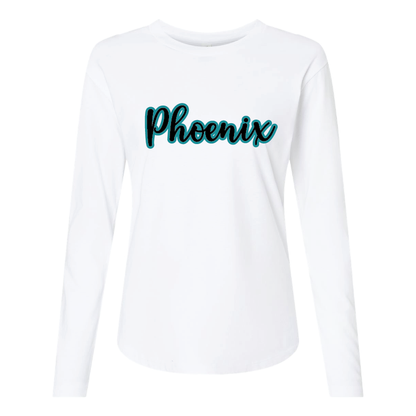 Phoenix Script - Womens Long Sleeve T-Shirt