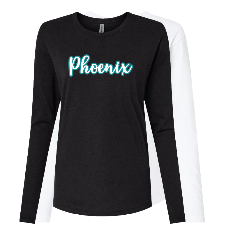 Phoenix Script - Womens Long Sleeve T-Shirt