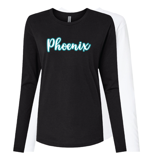 Phoenix Script - Womens Long Sleeve T-Shirt