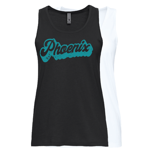 Retro Script - Womens Tank Top