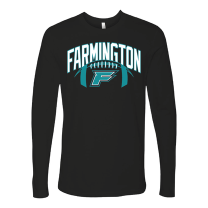 Farmington Arch w/ Football - Mens Long Sleeve T-Shirt