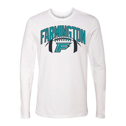 Farmington Arch w/ Football - Mens Long Sleeve T-Shirt