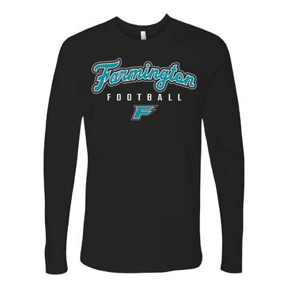 Farmington Football Script - Mens Long Sleeve T-Shirt