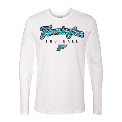 Farmington Football Script - Mens Long Sleeve T-Shirt
