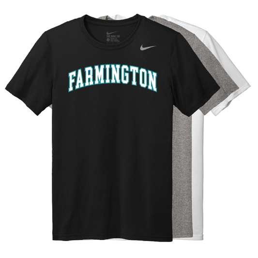 Farmington Wordmark - Mens Team Legend Short Sleeve Crew