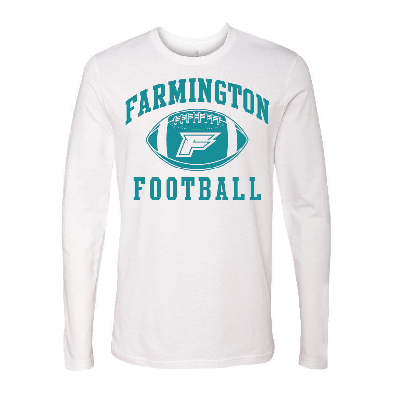 Farmington Football Icon - Mens Long Sleeve T-Shirt