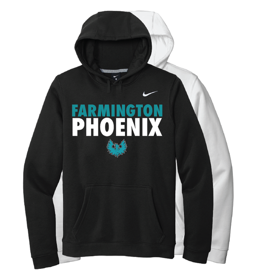 Stacked Farmington Phoenix - Mens Nike Club Training Pullover Hoodie