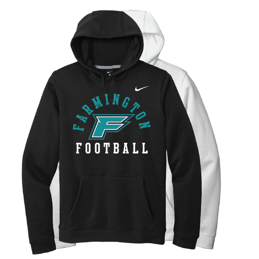 Farmington Football Arched - Mens Nike Club Training Pullover Hoodie