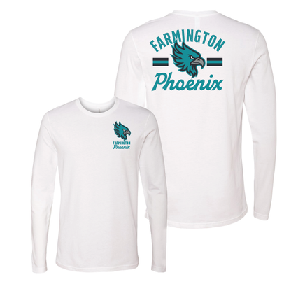 Farmington Phoenix Vintage Mascot - Mens Long Sleeve T-Shirt