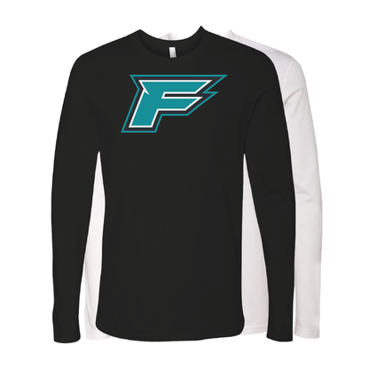 F Logo - Mens Long Sleeve T-Shirt