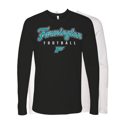 Farmington Football Script - Mens Long Sleeve T-Shirt