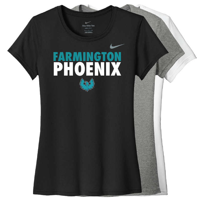 Stacked Farmington Phoenix - Womens Team Legend Short Sleeve Crew