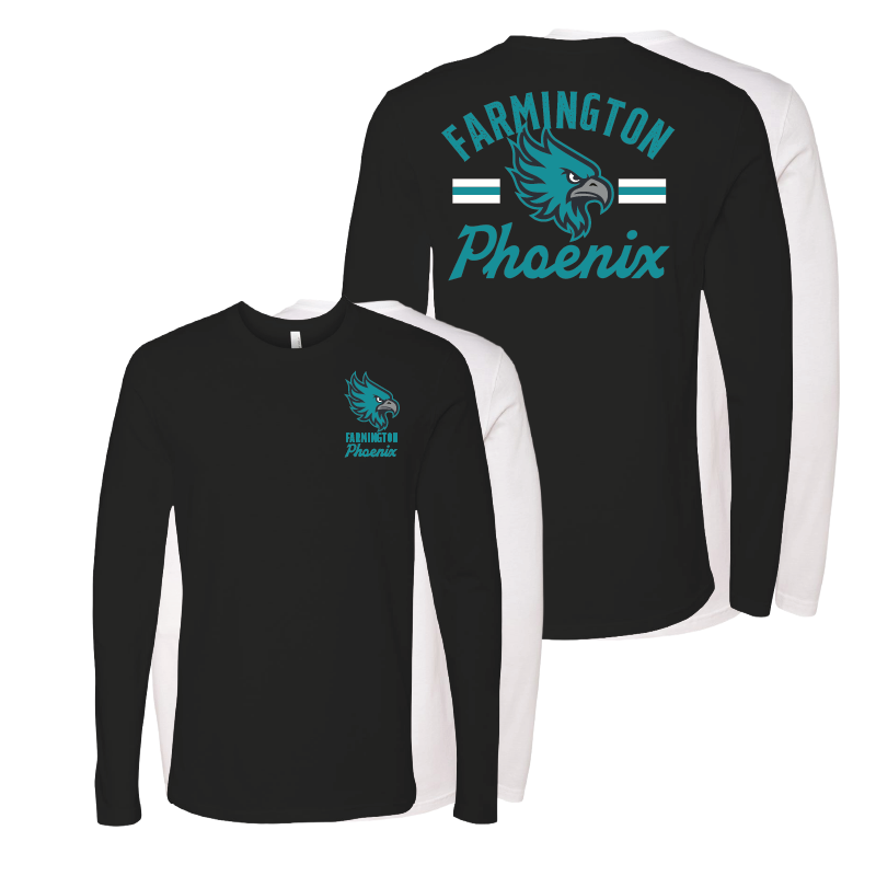 Farmington Phoenix Vintage Mascot - Mens Long Sleeve T-Shirt