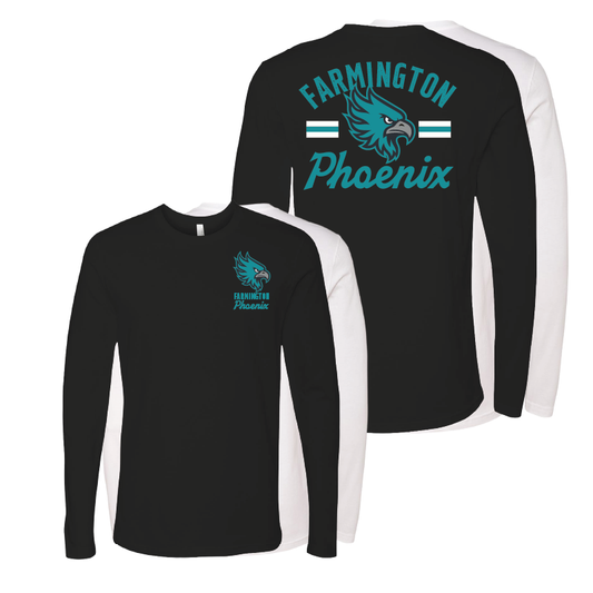 Farmington Phoenix Vintage Mascot - Mens Long Sleeve T-Shirt