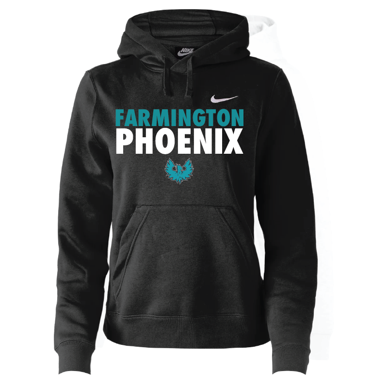 Stacked Farmington Phoenix - Womens Nike Club Training Pullover Hoodie