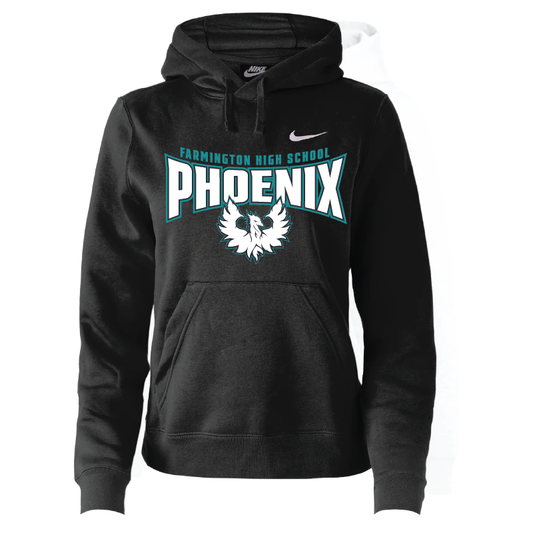 Farmington High School Phoenix - Womens Nike Club Training Pullover Hoodie