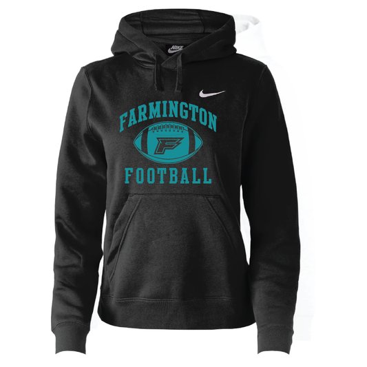 Farmington Football Icon - Womens Nike Club Training Pullover Hoodie