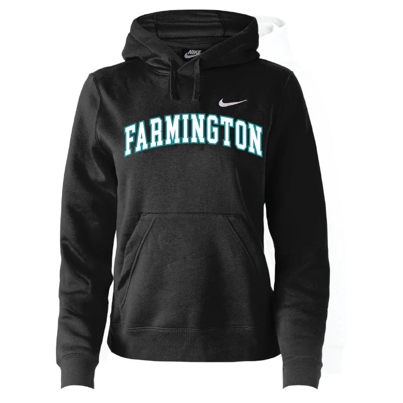 Farmington Wordmark - Womens Nike Club Training Pullover Hoodie