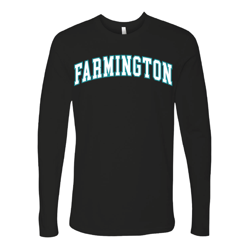 Farmington Wordmark - Mens Long Sleeve T-Shirt