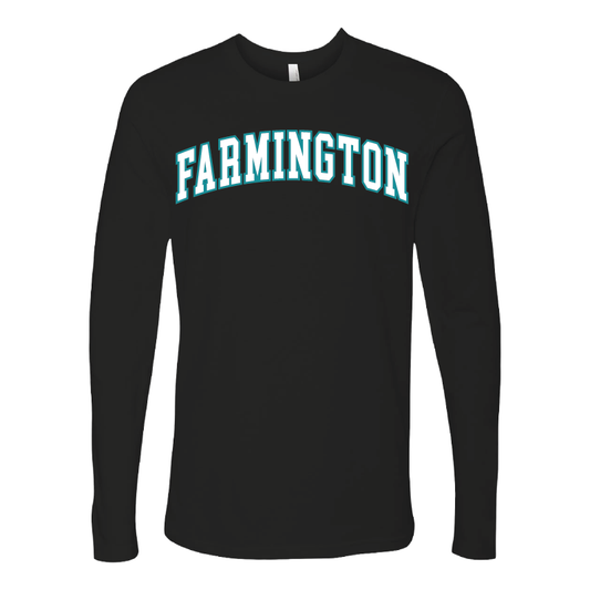Farmington Wordmark - Mens Long Sleeve T-Shirt