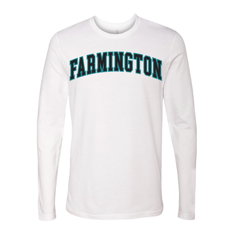 Farmington Wordmark - Mens Long Sleeve T-Shirt