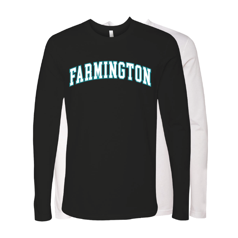 Farmington Wordmark - Mens Long Sleeve T-Shirt