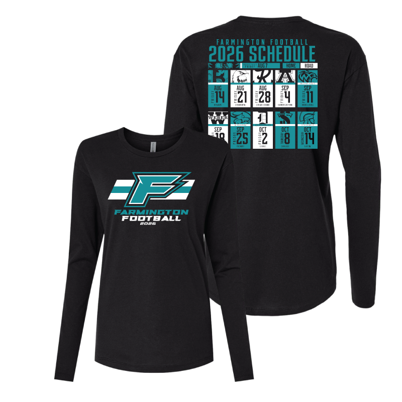 Farmington Phoenix 2026 Schedule - Womens Long Sleeve T-Shirt